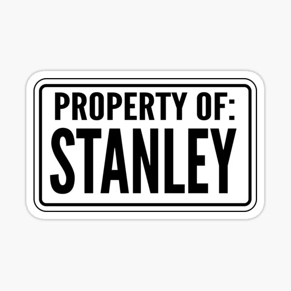 The Stanley Parable Bucket Property Of 5PCS Stickers for Cute Room Home Art  Decor Car Decorations Bumper Water Bottles Print - AliExpress