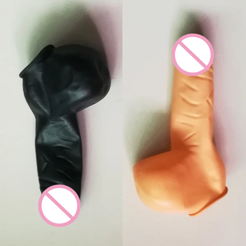 Latex Sheath sexy Underpants Style A+ Big ball penis Sleeve Exotic Kits thin flexible larger egg version male underwear