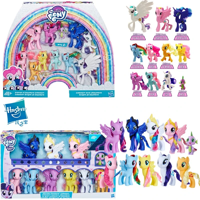 Hasbro 小さなポニーのキャラクター 家族のポートレート 誕生日5552 トワイライト プリンセス ルナe2443 装飾玩具 Aliexpress