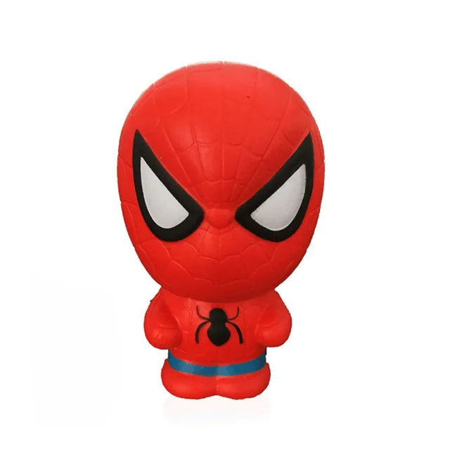Marvel Squishy Kawaii Squishy Squish Spiderman Hulk Iron Man Spider Thanos Squishies Slow Rising Stress Relief Squeeze PU Toys 6