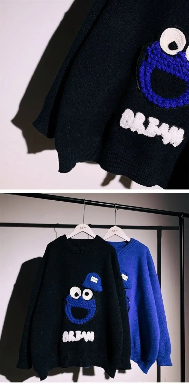 Cartoon Knitwear Sweater: Women's Chic Style - true deals club