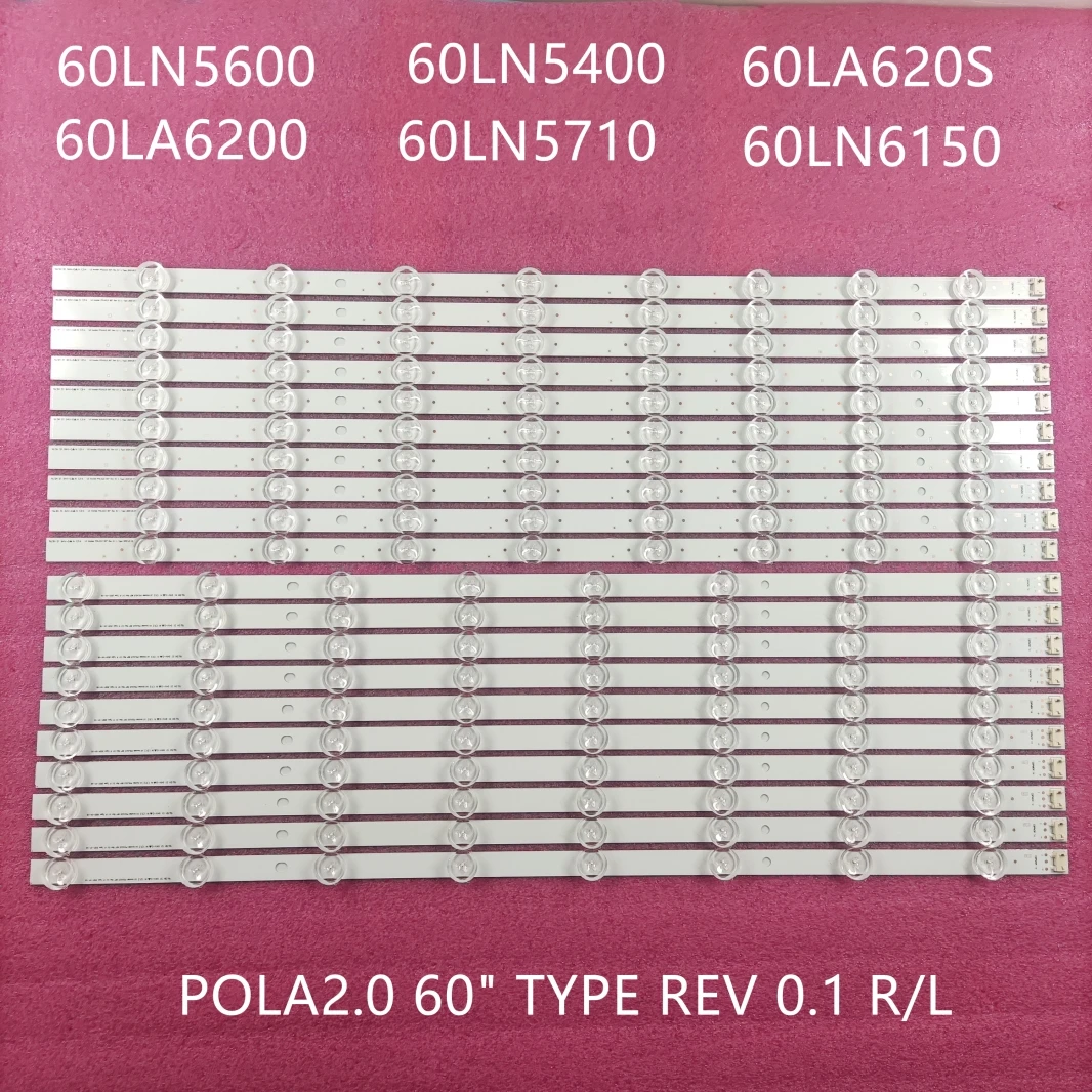 LED Strip for L G 60ln5700 60LA620S 60LA620V POLA 2.0 60 60LN549E 60LN5400 60LN5600 60LN575S 60LA6200 60LN5710 HC600DUD-SLFP1