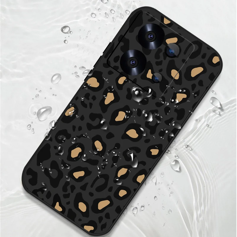 Chic Leopard Print Lanyard Phone Case - Soft Protective Cover