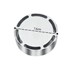 Round Steam Generator Head Steam Nozzle Head With Aroma Oil Pocket G1/2" G3/4" Stainless Steel Polished Diameter 7cm 2