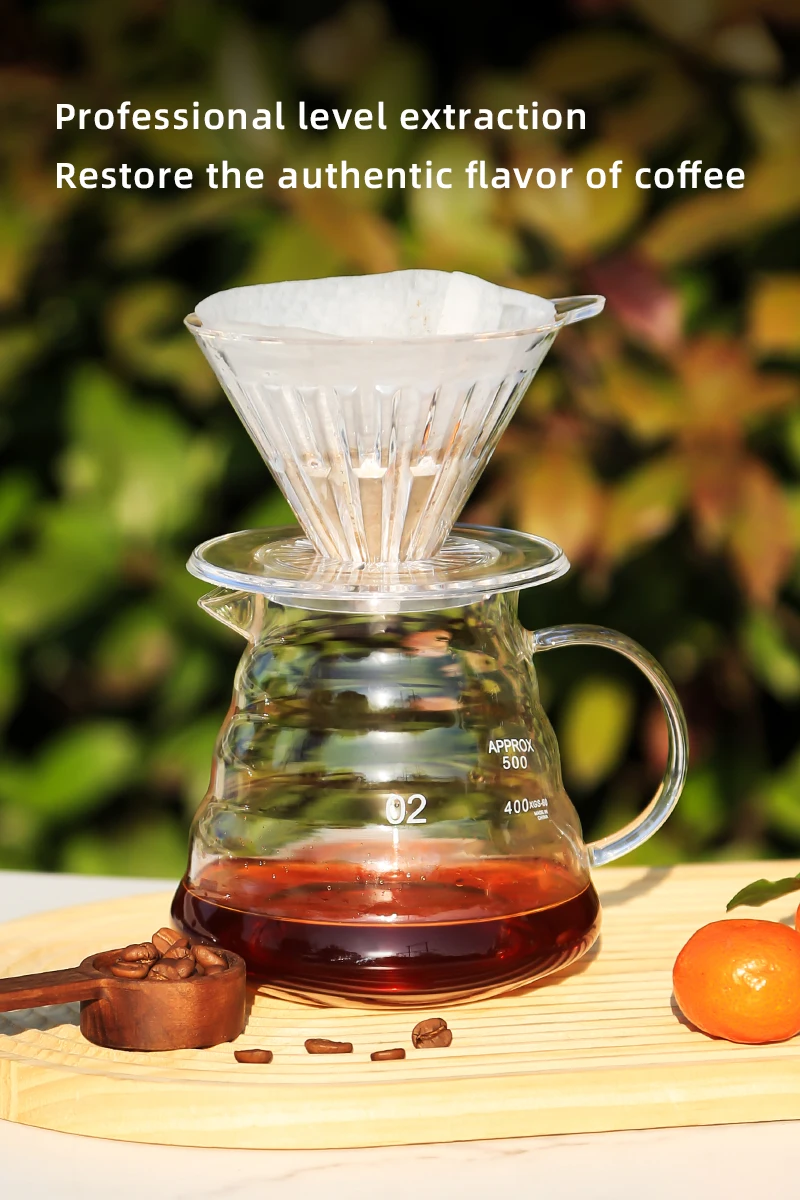 Neues Design, durchsichtig, 1–4 Tassen, Zubehör für langsames Brauen, wiederverwendbarer Kunststoff-Kaffeetropfer, Kaffeefilterbecher zum Übergießen von Kaffeemaschinen – Detail 9