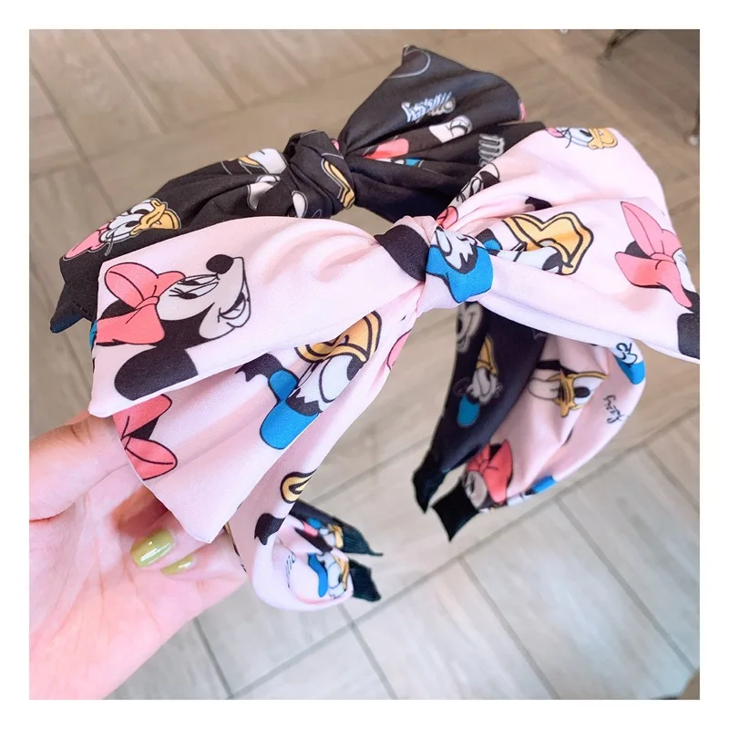 Disney cartoon Frozen children head hoop bow hair pin doll accessories headband princess cosmetic headwear girl birthday gift