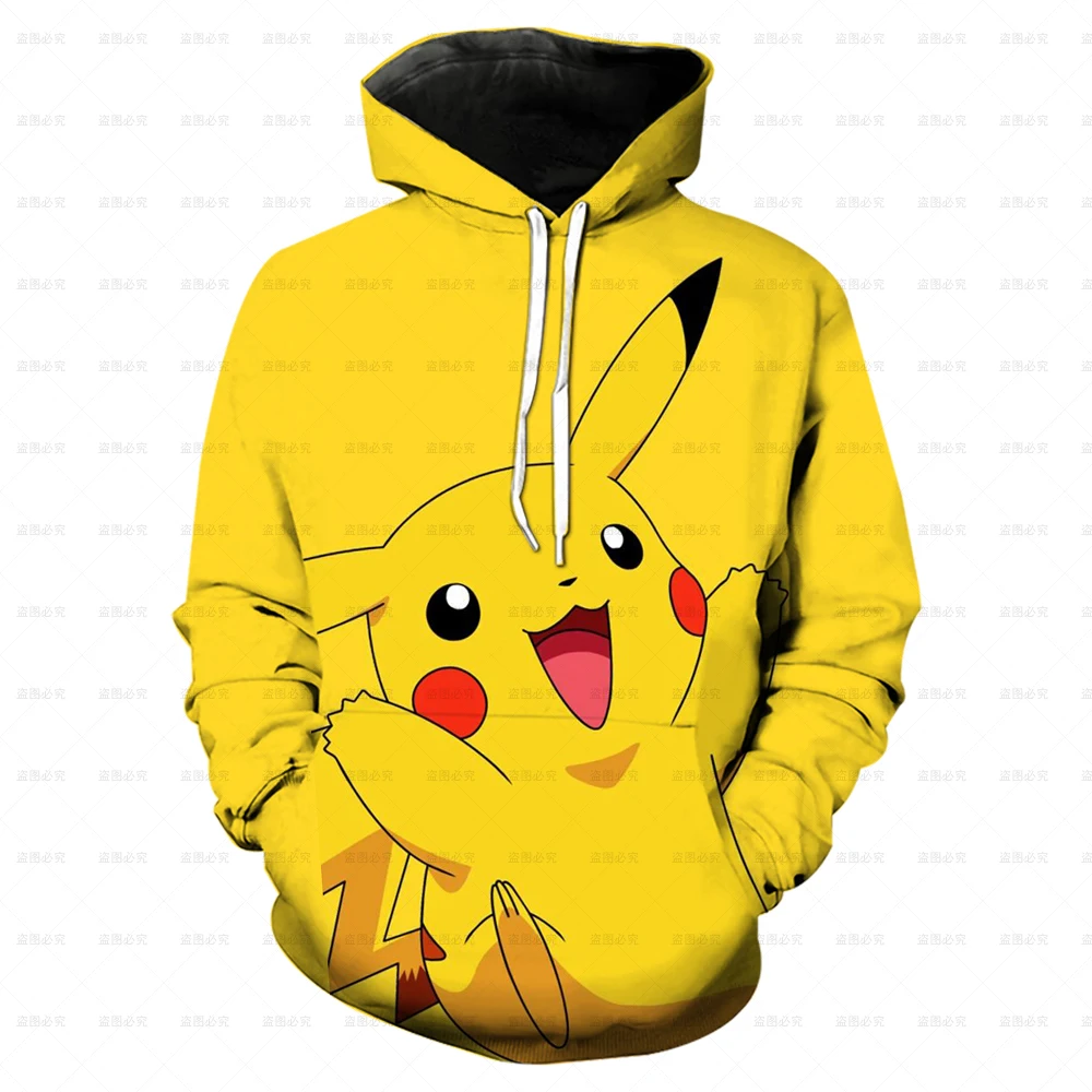 2023-New-Pokemon-Monster-Print-Hoodie-Kids-Fashion-Cartoon-Animation ...