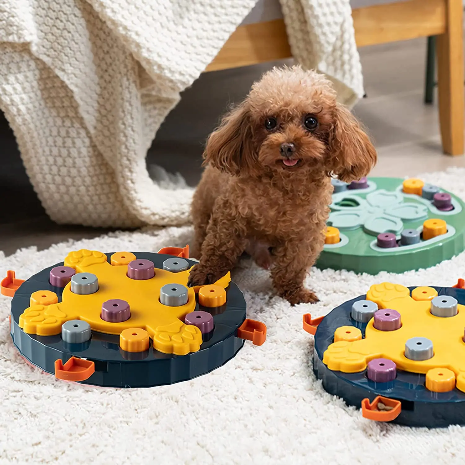 Pet Dog Puzzle Toys Slow Feeder Dog toys interactive interesting Improve IQ large Toys for Training Game Pet accessories