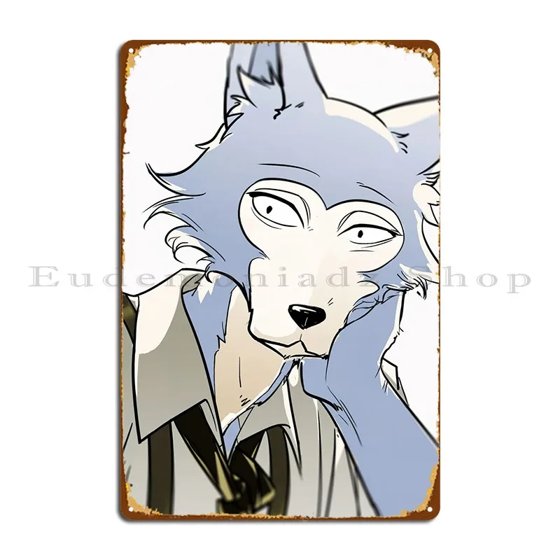 Beastars Metal Platform Pub Murale Personalizza Wall Decor Wall Custom Wall Cave Tin Sign Poster