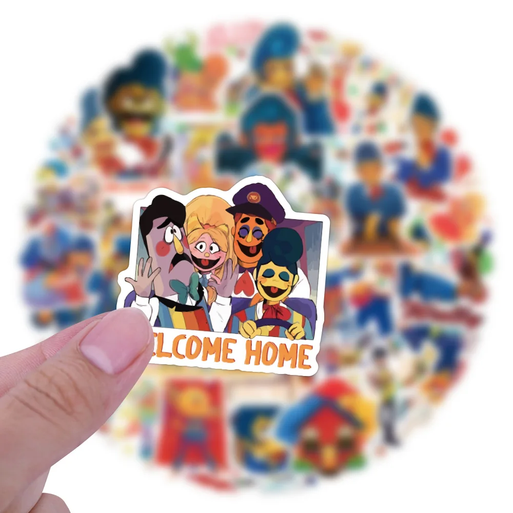 10/30/50/110PCS Welcome Home Wally Darling Stickers Funny Cartoon Sticker Kids Toys Luggage Laptop Phone Guitar Car Bike Decals cartoon stickers,decorative stickers,car sticker decal