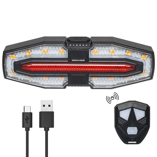 Rechargeable Bike Rear Light with Turn Signals 2