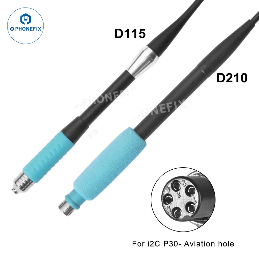 I2C 납땜 스테이션 핸들, D210, D115, D245, i2C P30, 2SDN 납땜 스테이션, D210, D245, D115, 납땜 팁 용접 도구 교체