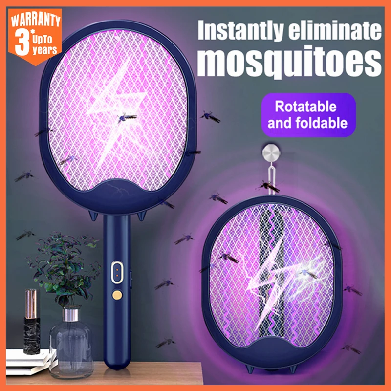

Electric Mosquito Racket Mosquito Killer USB Charging Mosquito Trap Racket Electric Insect Shoot Anti-Insect Killer