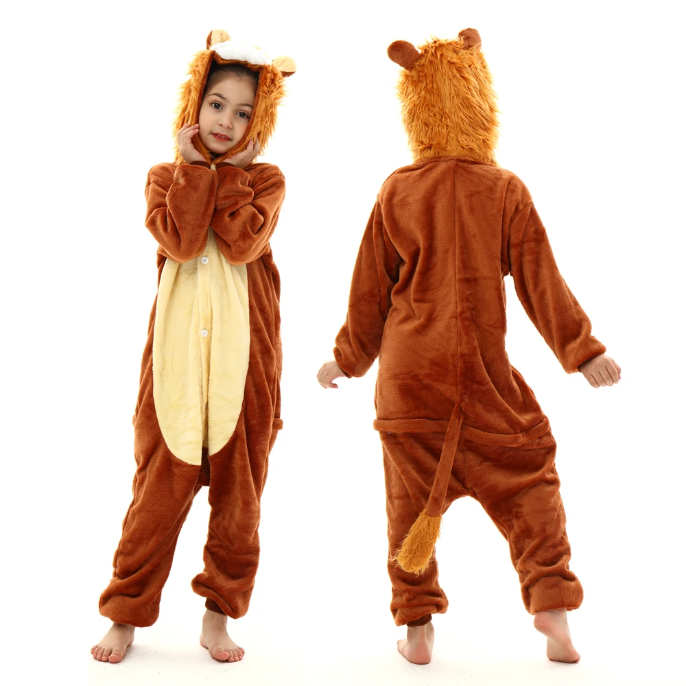 Kids Dinosaur Onesie Pajama Baby Girls Boys Animal Overalls Jumpsuit Cartoon Cosplay Costume Sleepwear