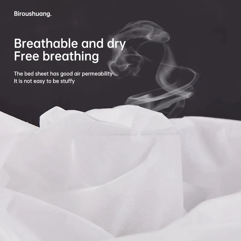 10pcs Disposable Bed Cover For Beauty Salon Open Hole Spa Massage Soft Bed Sheets Non-woven Fabric Breathable Elastic Bedspread 3