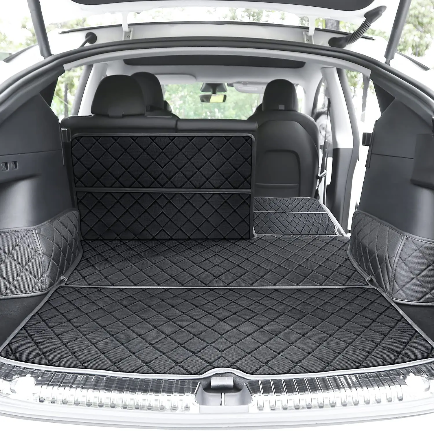 Leather trunk For Tesla model y trunk mat accessories 2022 boot liner tapis  coffre cargo 2019-2023 model Y tesla Y accessoires - AliExpress