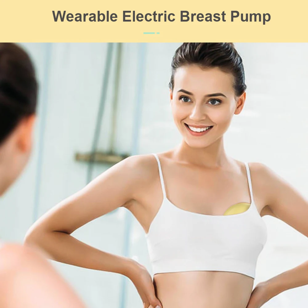 Electric Wearable Breast Pump Machine Handsfree BPA Free Anti-back Flow Easy To Operate Portable Electric Breast Milk Extractors