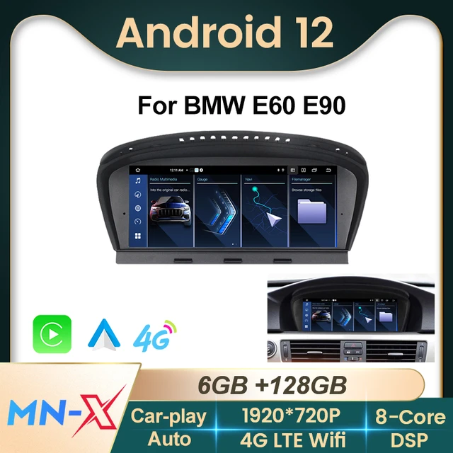 Android12 Voice control Car All-in-one For BMW 5 Series E60 e61 E62 E63 3  Serie E90 E91 CCC/CIC Auto Radio Multimedia Player GPS - AliExpress