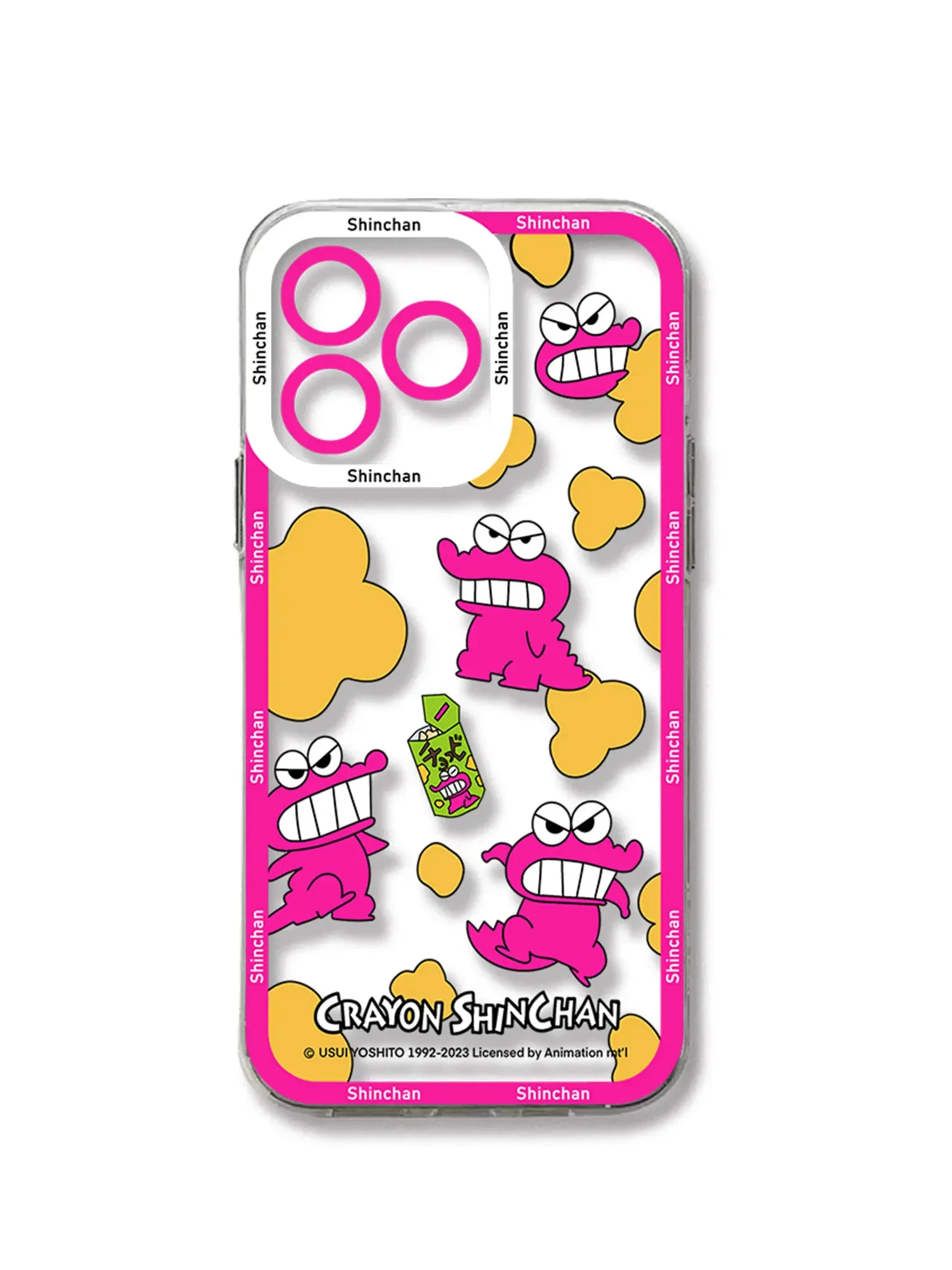 thumbnail image 1 of Funda de teléfono de silicona suave y transparente, crayones de Anime, Shin-chans, iPhone 15, 14, 13, 12, Mini, 11 Pro Max, XR, XS, 8, SE Plus, 1 of 5