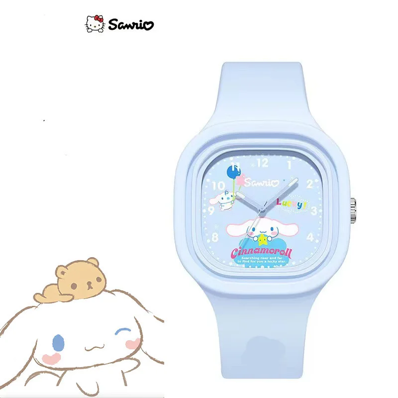 Kawaii Anime Sanrio Watch Hello Kitty Children Watchs Sports Silicone Watch Cartoon Watch Kids Toy Gifts 5