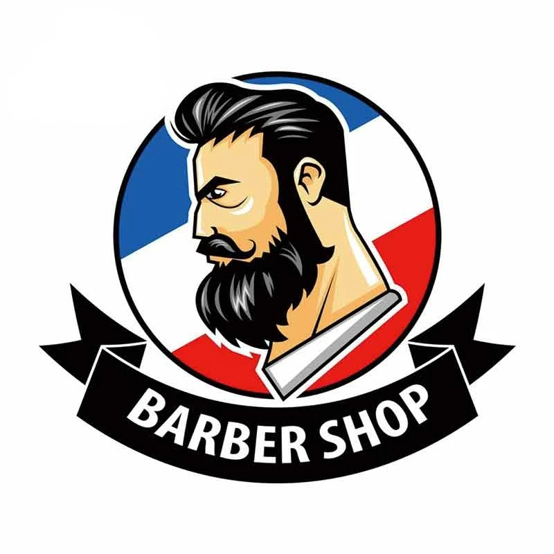 

Barber Shop Auto Decal DIY Occlusion Scratch Fashion Decals 3D Car Stickers Decoration Suitable for VAN RV Vinyl Waterproof