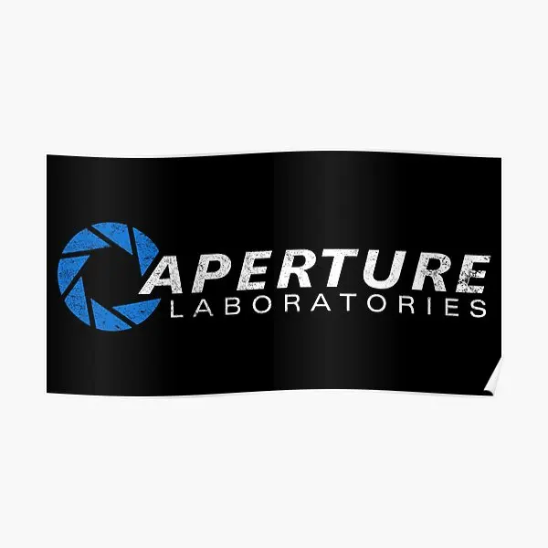 

Постер Aperture Labs, современное художественное искусство, Декор, настенное украшение, забавная комната с принтом, винтажная роспись, домашняя живопись без рамки