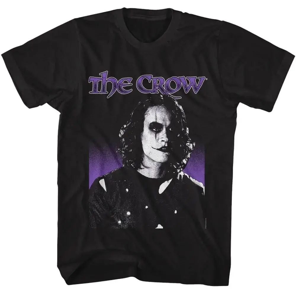 The Crow T-Shirt Eric Draven Gothic Oversized Streetwear Horrorfilm 80er Jahre Klassischer Grafikdruck Kurzarm Lässige lockere T-Shirts