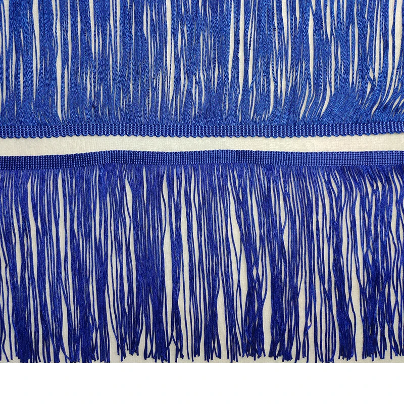 10-30cm10Meters Fringes Lace Tassel Trim Latin Dance Curtain Trimming Sewing Accessories Puntilla Borla Flecos Largos Para Coser