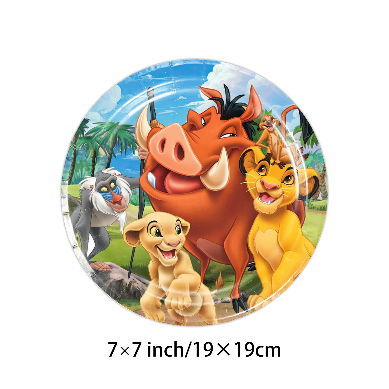 New Lion King Simba Birthday Party Decorations Disposable