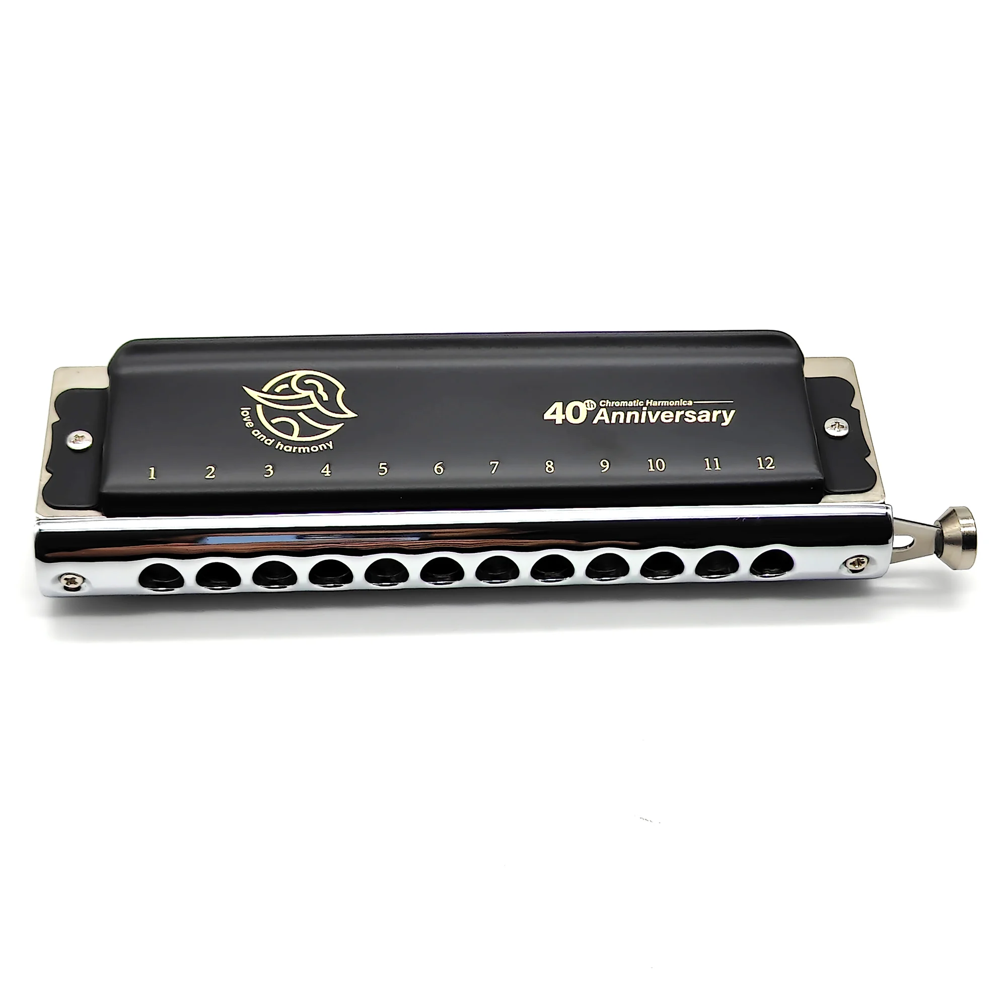 SWAN 40 Anniversary Signature Chromatic Harmonica 12 Hole 48 Tone Dreamer Mouth Organ Harmonica C for Professional Beginners