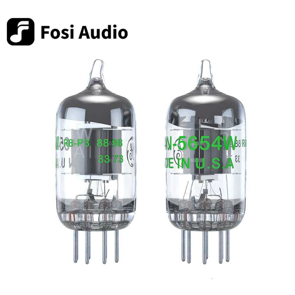 

Fosi Audio Vacuum Tubes 7-Pin 5654W Upgrade for 6AK5 6J1 6J1P EF95 Pairing Tubes 2PCS For Amplifier Audio