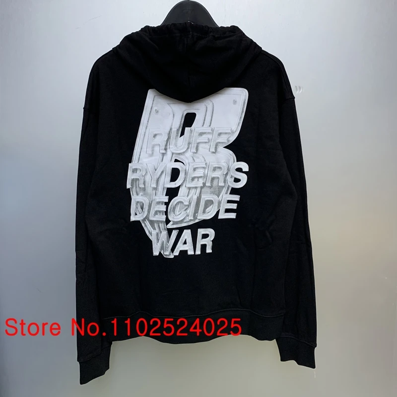 

Who Decides War Hoodie Letter Print American Street Hip Hop Sweatshirt Men Women Loose Casual WHO DECIDES WAR Hooded Pullover