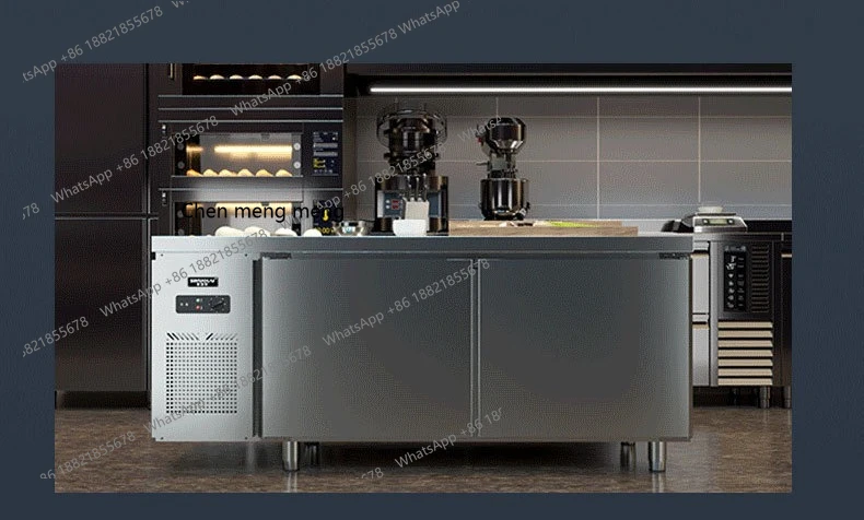 Refrigerated workbench Freezer Commercial console Freezing and fresh ...