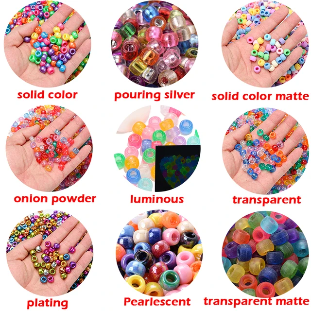 Acrylic Jewelry Making Accessories  Round Transparent Acrylic Beads -  50-300pcs - Aliexpress