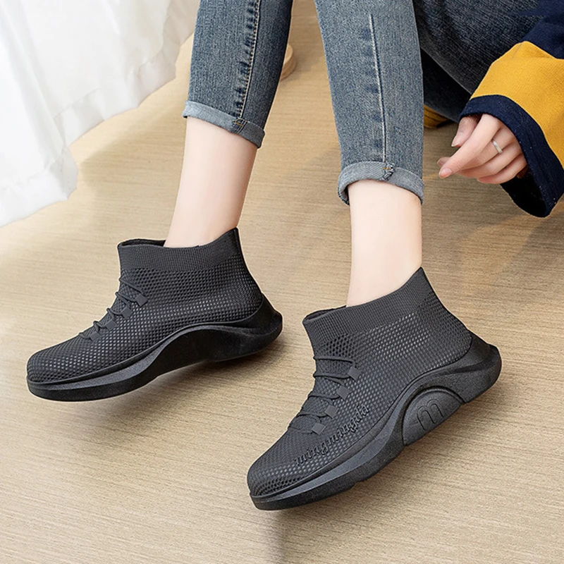 

Fashion Work Rain Boots Summer Short Tube Rain Boots Waterproof Shoes Women's Rubber Shoes Kitchen Rain Boots Non-Slip Overshoes