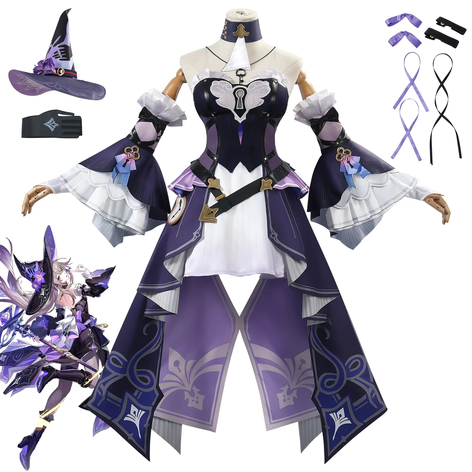 Game Honkai Star Rail New The Herta Cosplay Costume Herta Cosplay Costume  Dress Uniform Halloween Outfits Wig Anime Suits - AliExpress, image size:1600x1600