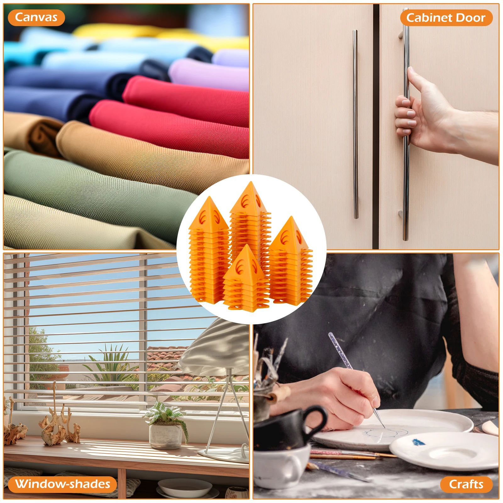 25 Stück Mini-Kegel-Ständer - Praktische Pyramidenständer Für Malprojekte