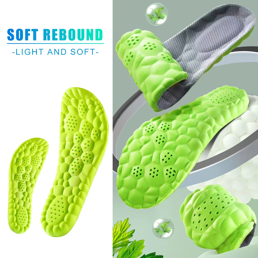 Support Shock Absorption Cushion Breathable Deodorant Cushion Work Comfort Orthotic Insoles Heavy Duty Support Pain Relief