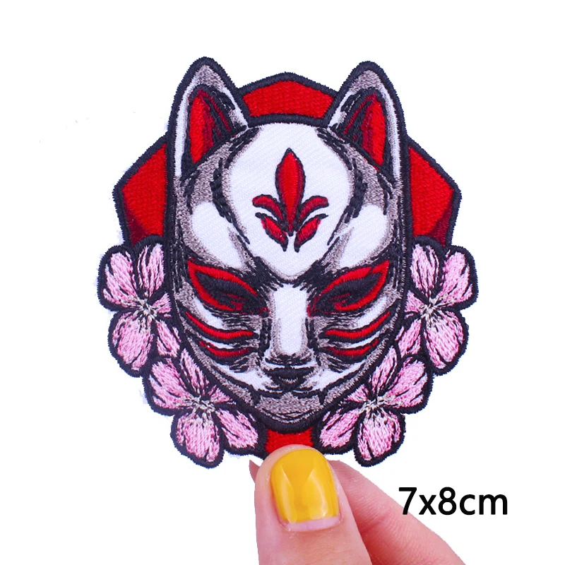 Japan Fish Lucky Cat Mount Fuji Patch Eisen auf Patches für Kleidung bestickte Patches auf Kleidung schmelzbare thermoadhäsive Patch – Detail 17