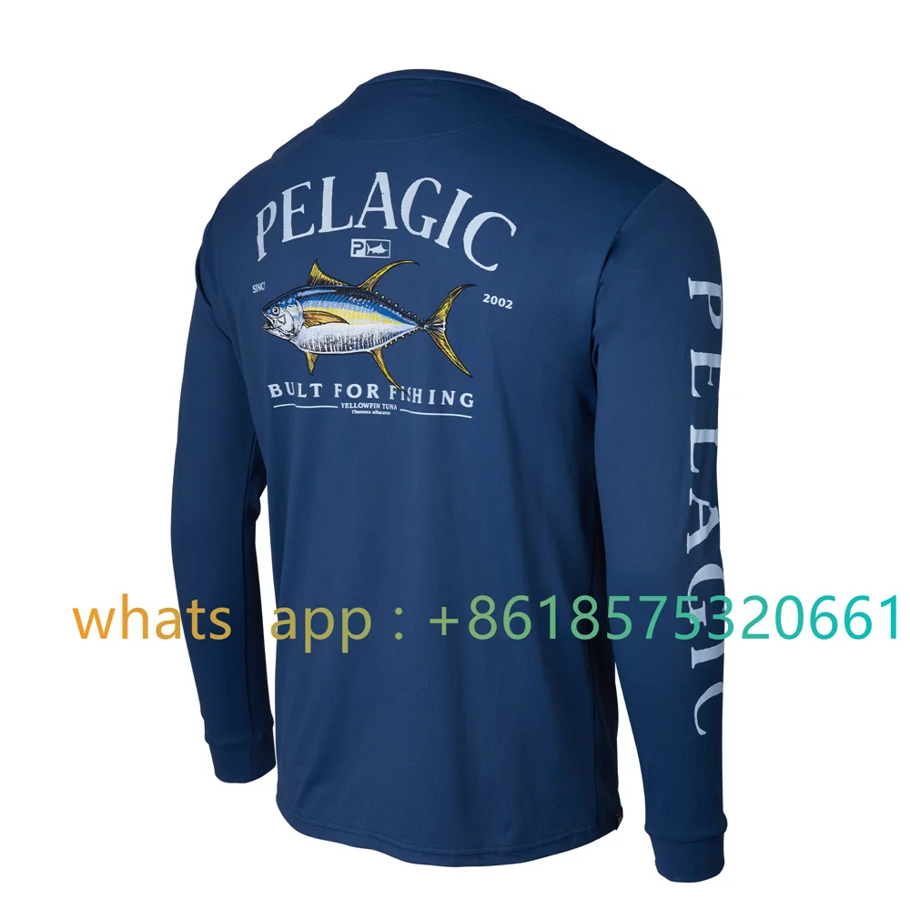 Fishing T-Shirts For Men Summer UV Sun Protection Breathable Long