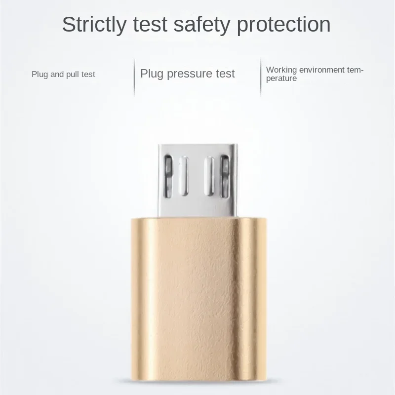 USB C타입 암-마이크로 USB 수 어댑터 커넥터, 마이크로 USB 충전기 어댑터, V8 충전 데이터 전송 컨버터
