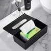 Highend Luxury Stainless Steel Desktop Tissue Box Can Wall Living Room Restaurant Office Desktop Storage Tissue Box Home Decor 4