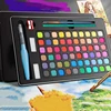 Watercolor Paint Set 48/60/72 Colors Artist Solid Water Color Pigment Portable Drawing Set With Brush Art Supplies Gift 3