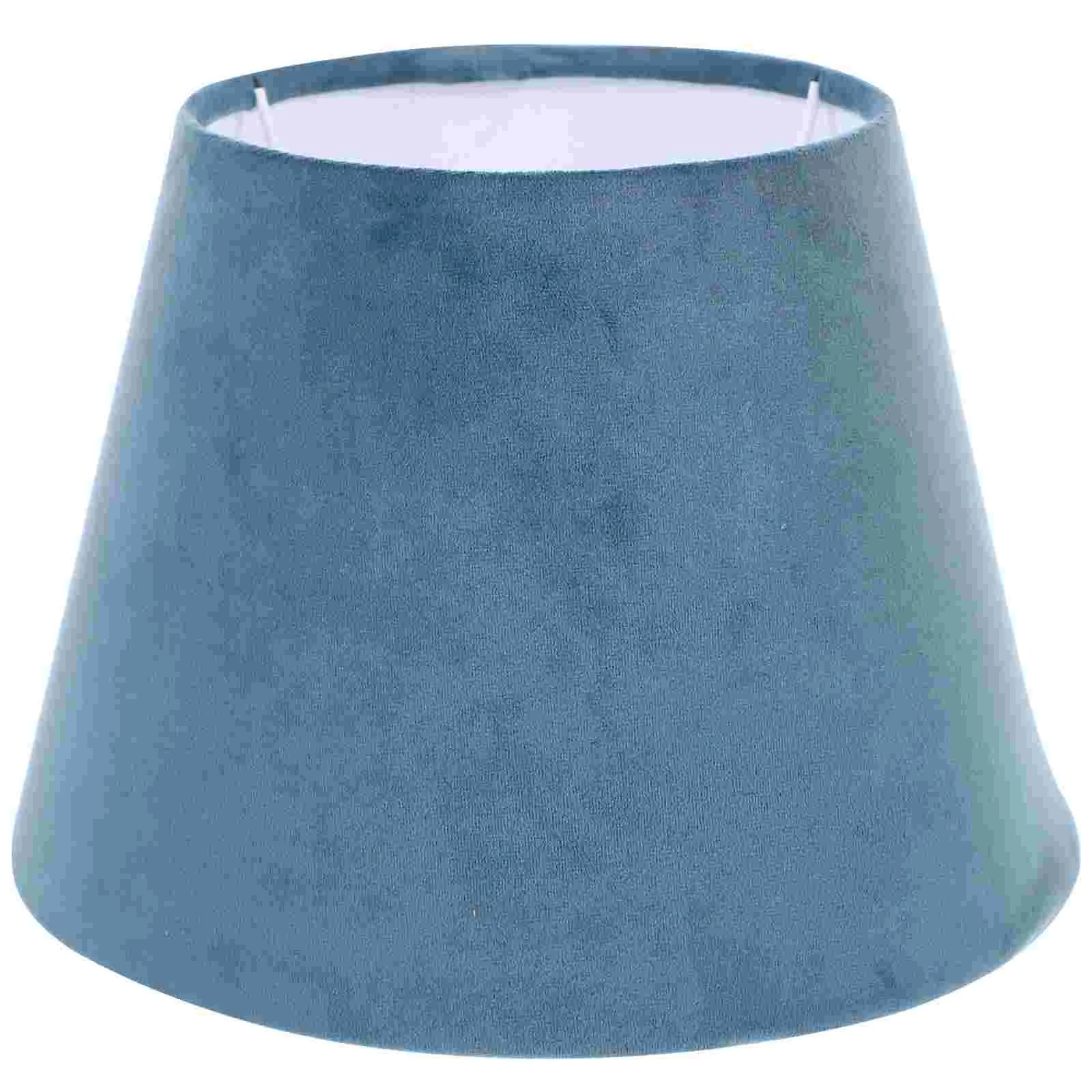 

Lamp Shade Fabric Table Lampshade Shades Clip on Bulb Unique Metal Bedside Replacement