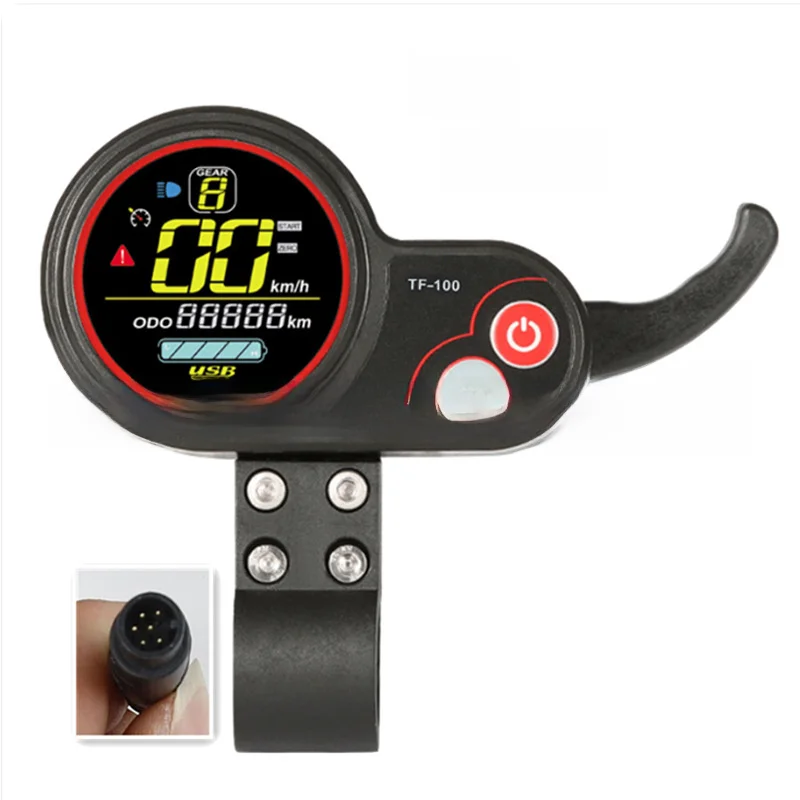 Electric Scooter 6-Pin Instrument Controller Tf-100 Six-Pin Instrument Kugoo M4 Xilop