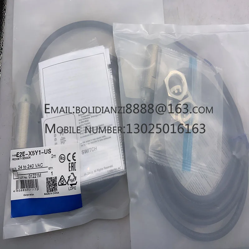 New proximity switch sensor E2E-X5Y1-M1 E2E-X5Y1-M1-Z E2E2-X5E1-M1 One year warranty In stock