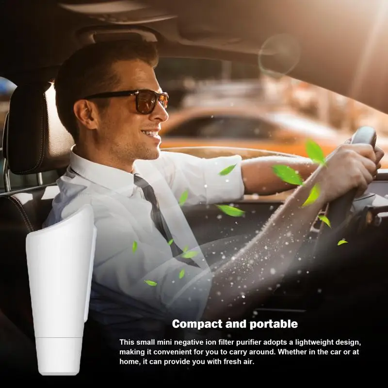 Auto Ionizer Car Air Purifier Odor Cleaner Eliminator Purifier Filter Car Air Purification Filters For Dust And Pet Odors