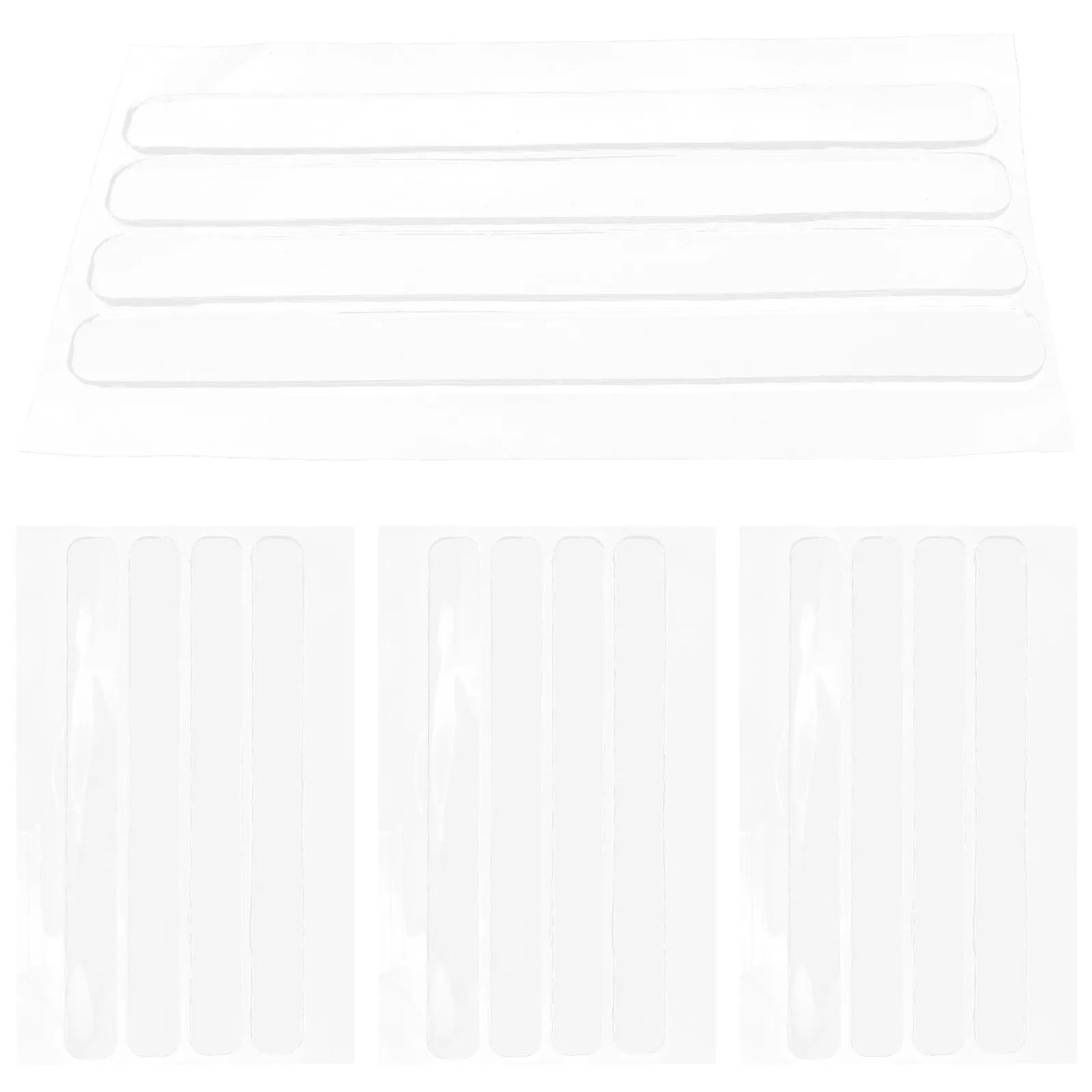 16Pcs 실리콘 도어 범퍼 무드릴 자체 접착식 캐비닛 냉장고 가구 벽 보호대 소음 감소 충돌 방지 패드
