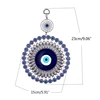 D0AD Turkish Blue for Evil Eye Decor Wall Hanging Pendant Amulets Ornament for Key Ring Home Garden for Protection Lucky Gift 5