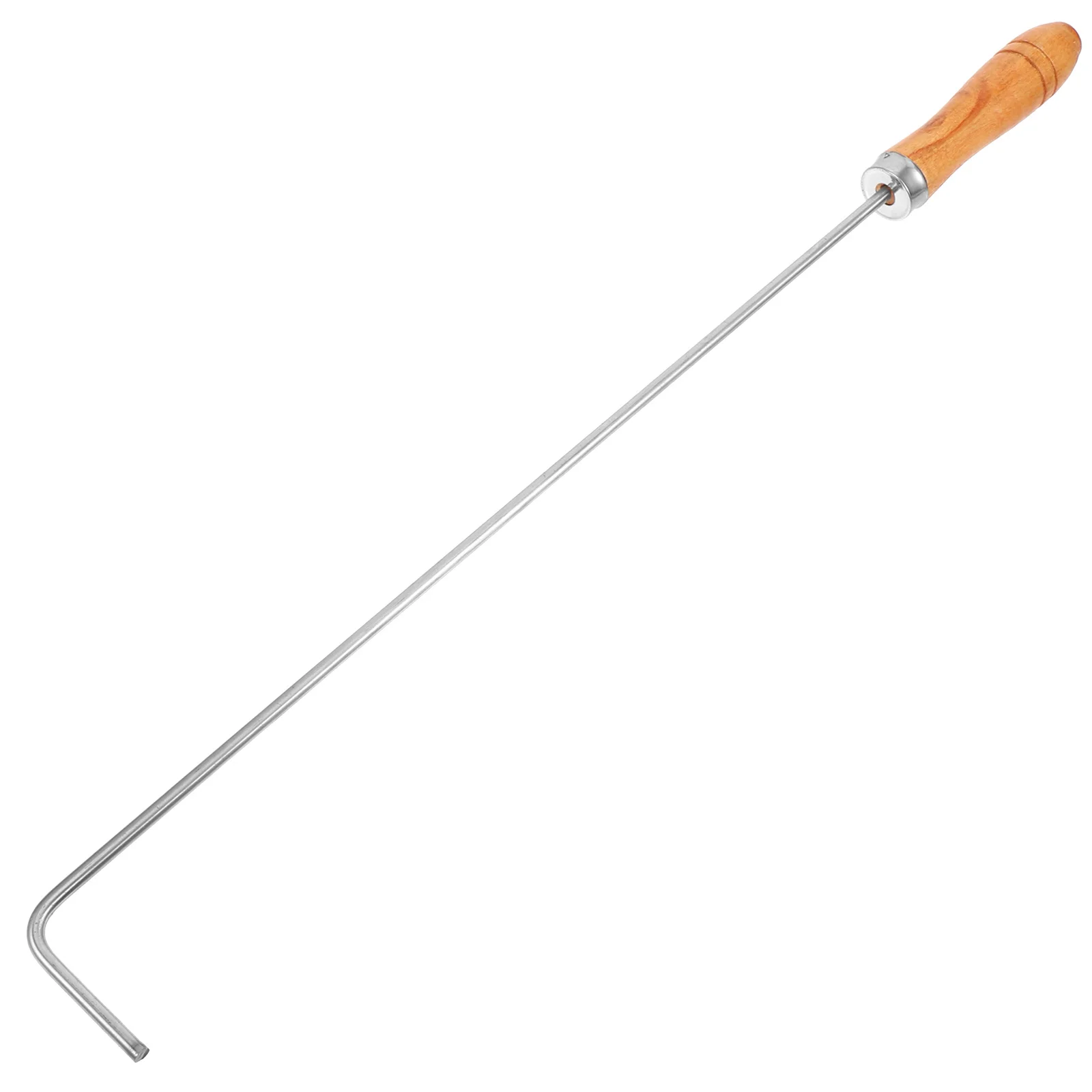 

Fire Hook Fireplace Tools Tongs Burnt Paper Pit Reusable Poker Metal for Wood Burning